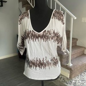 Sequin Bebe top